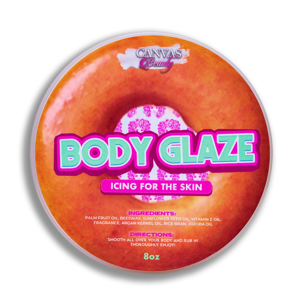 Canvas Beauty Body Glaze Glazed Donut bottle pour with fast absorbing hydration