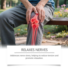 Capacare Original Neuropathy Cream back-shoulders scene suggests broad-area soothing potential.
