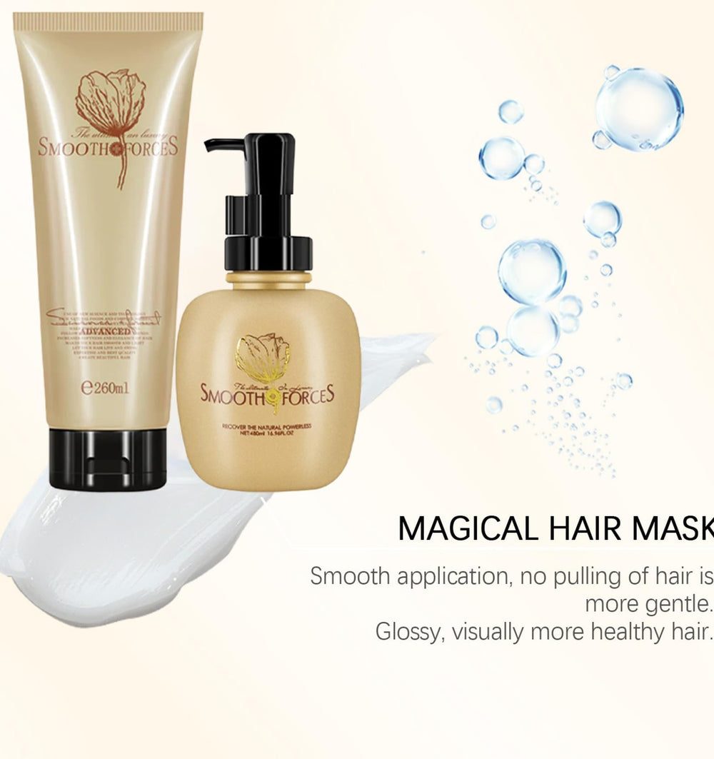 Cappuvini Urcoolestt keratin-infused formula strengthens hair from root to tip