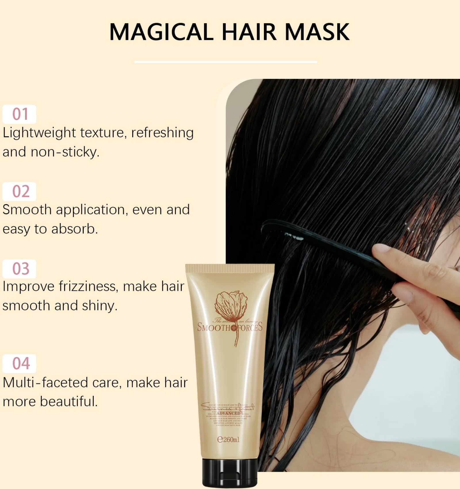 Cappuvini Urcoolestt label close-up highlighting keratin infusion