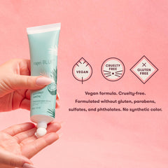 Capri Blue Flora Edit cruelty-free vegan badge on packaging