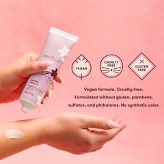 Capri Blue hand cream formula with jojoba oil and shea butter for deep hydration.