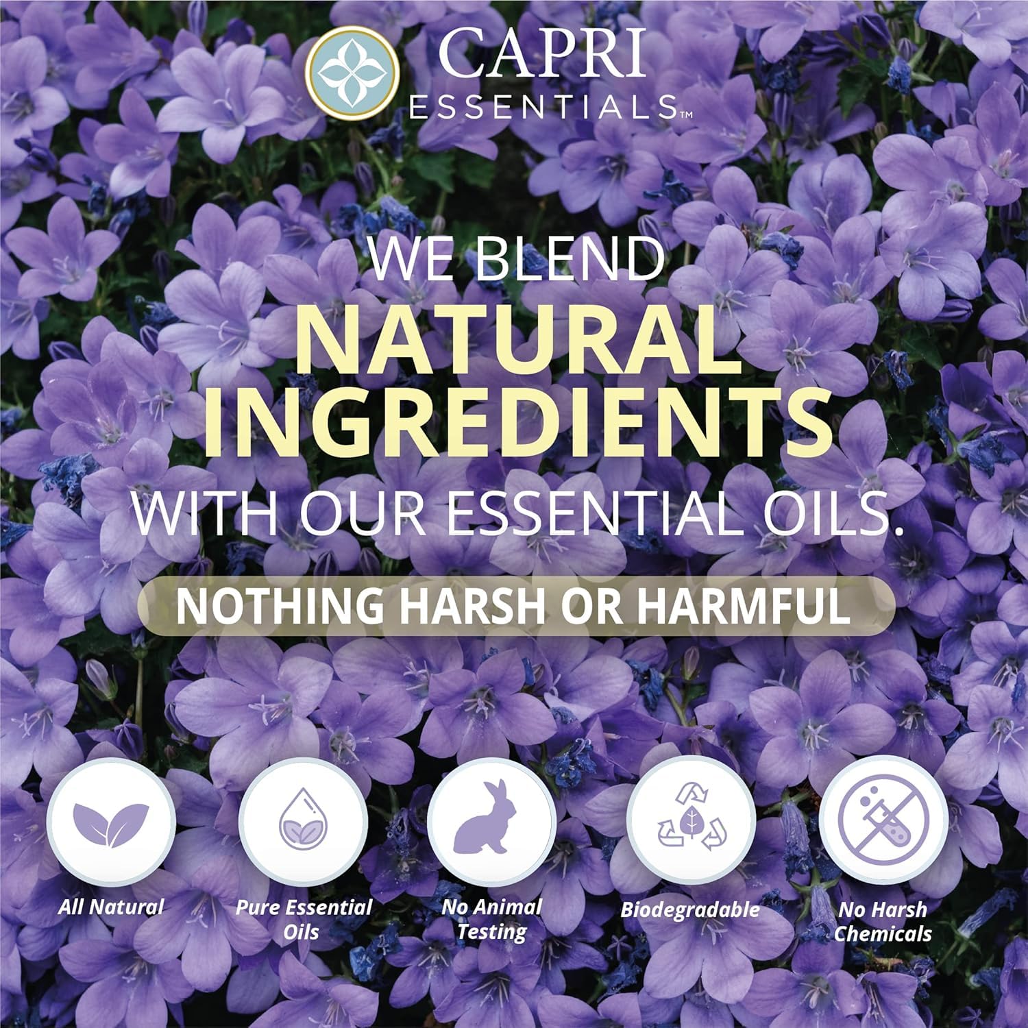 Capri Essentials hand soap at a sink in kitchen or bathroom setup