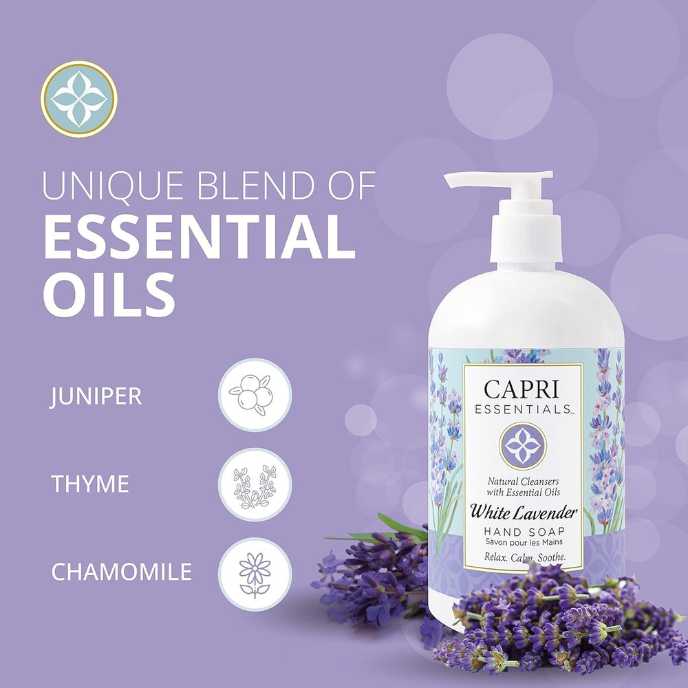 Capri Essentials white lavender closeup showing aroma profile