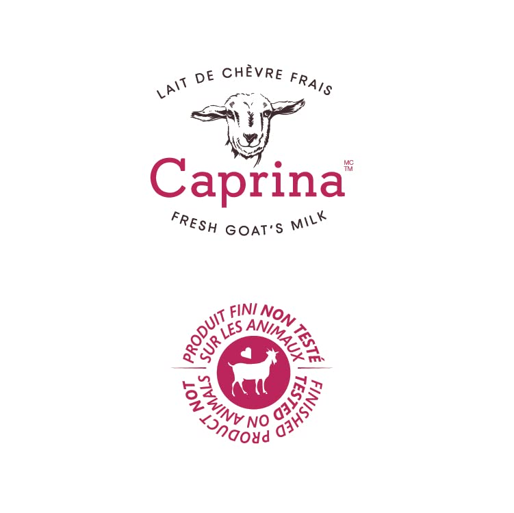 Caprina goat milk ingredients rich in vitamins support nourished, supple skin