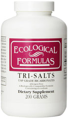 Cardiovascular Research Tri-Salts 200g pack on the counter for acidity balance.