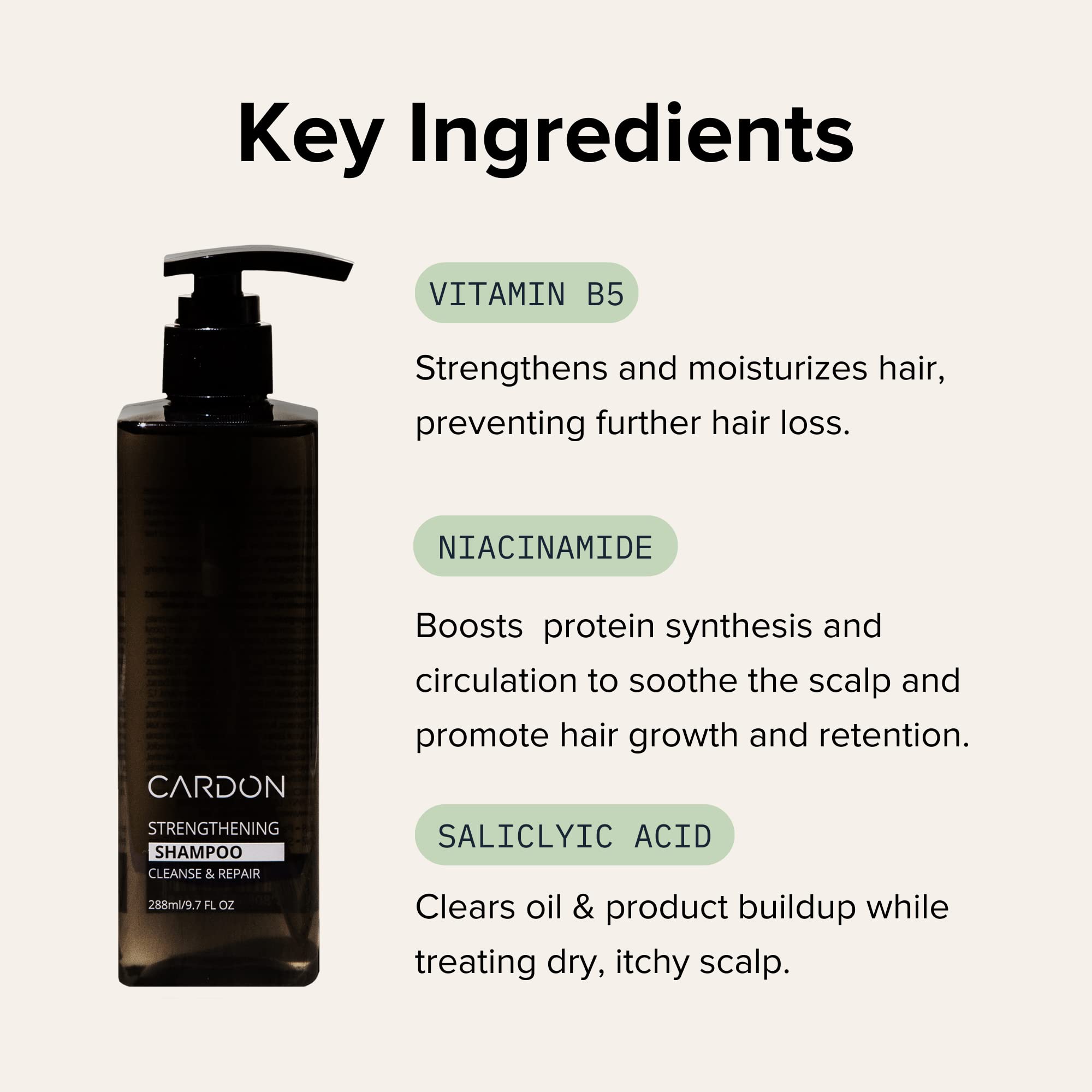 Cardon Hair Growth Shampoo foamy lather delivering rich cleansing