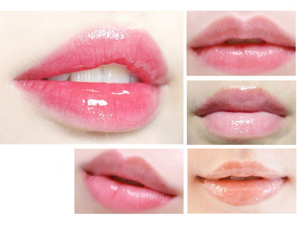 Pomegranate ingredients highlight nourishing hydration for lips.
