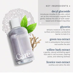 Care Skincare Soft Sweep hyaluronic acid highlight for hydration.