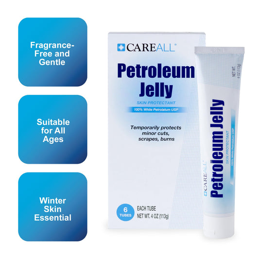 CareAll petroleum jelly 6-pack display for convenient family use