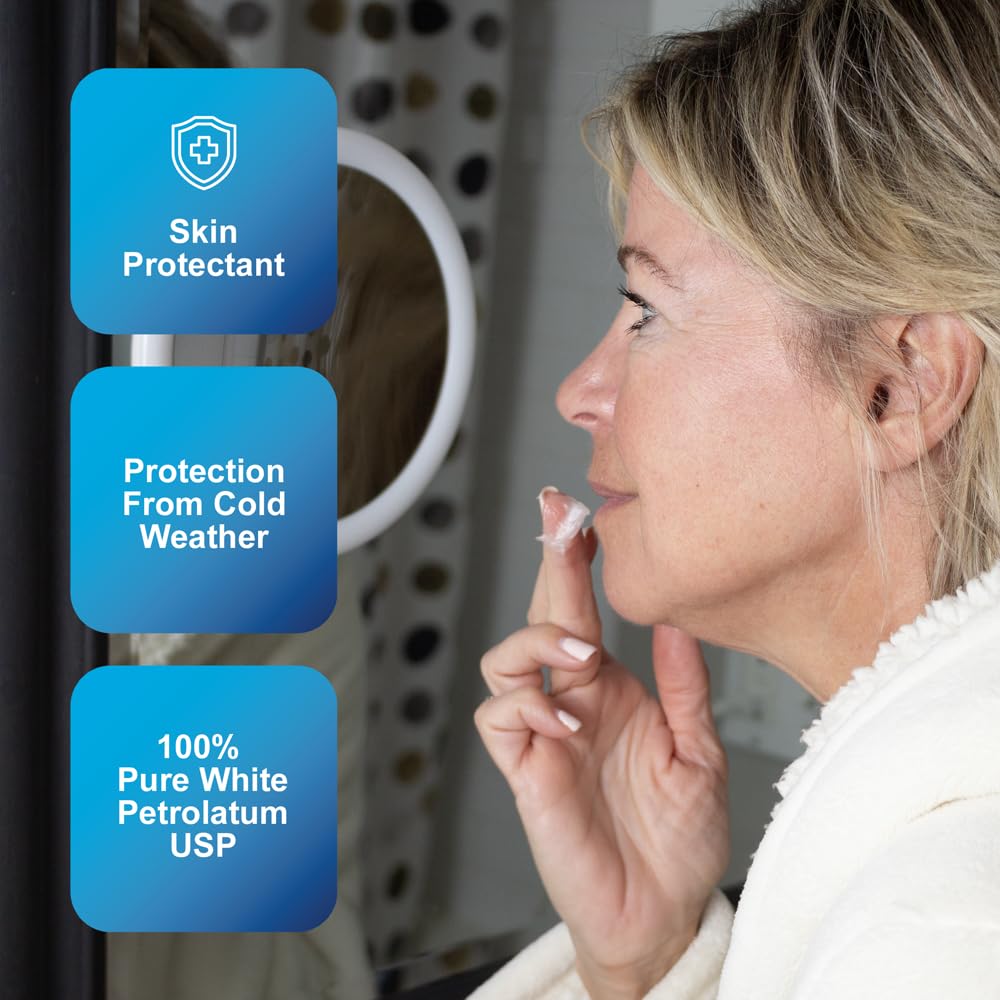 CareAll petroleum jelly tube dispensing shows easy application