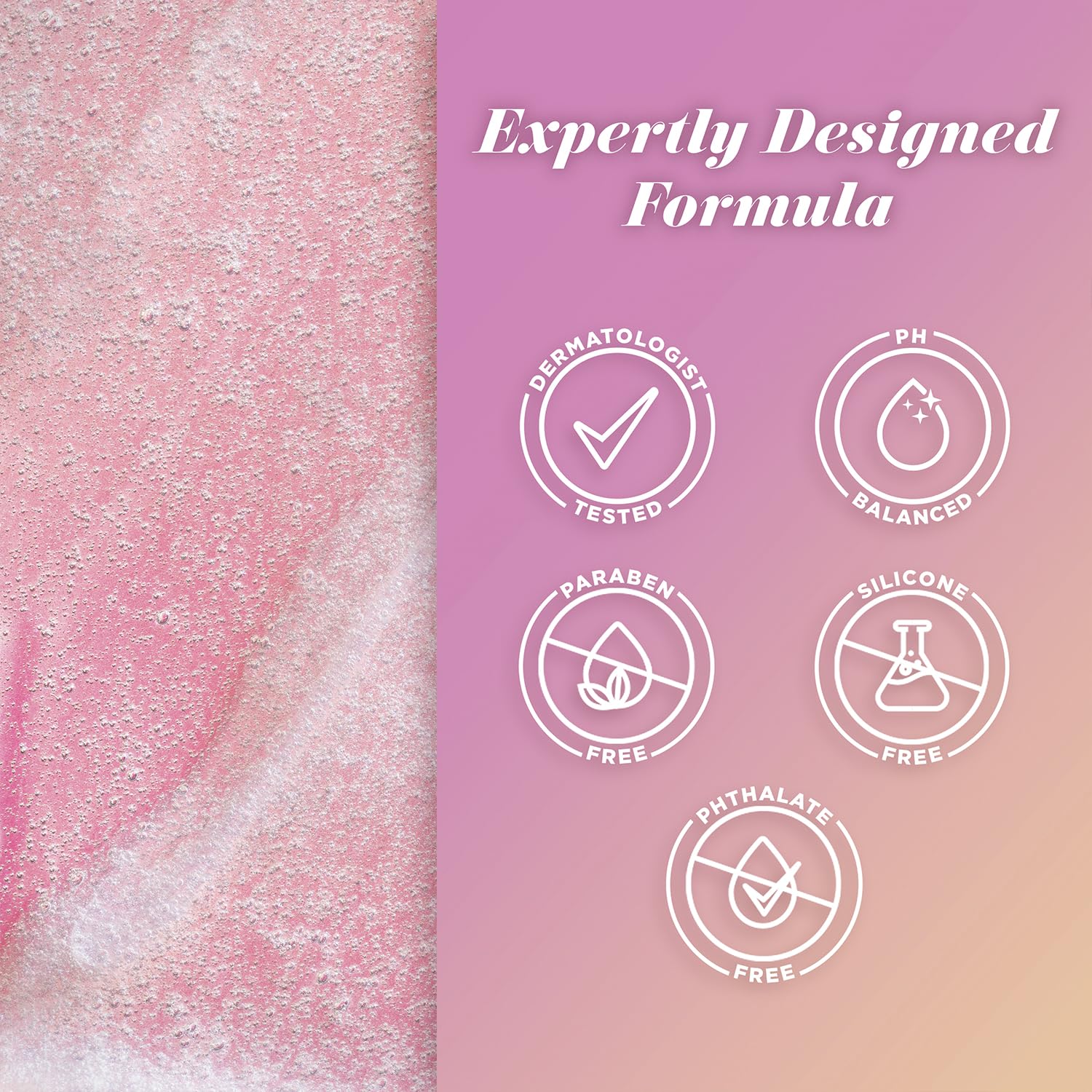 Caress premium packaging highlights the ritual of a refreshing bath.