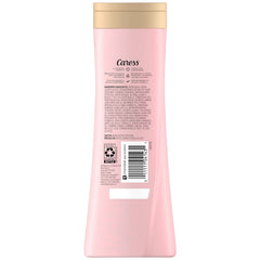 Caress body wash 20oz bottle pour delivers rich lather and silky hydration.