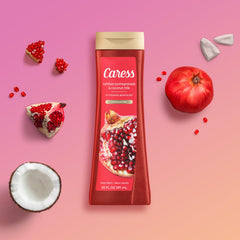 Caress packaging features 50% recycled plastic for eco-conscious choice.