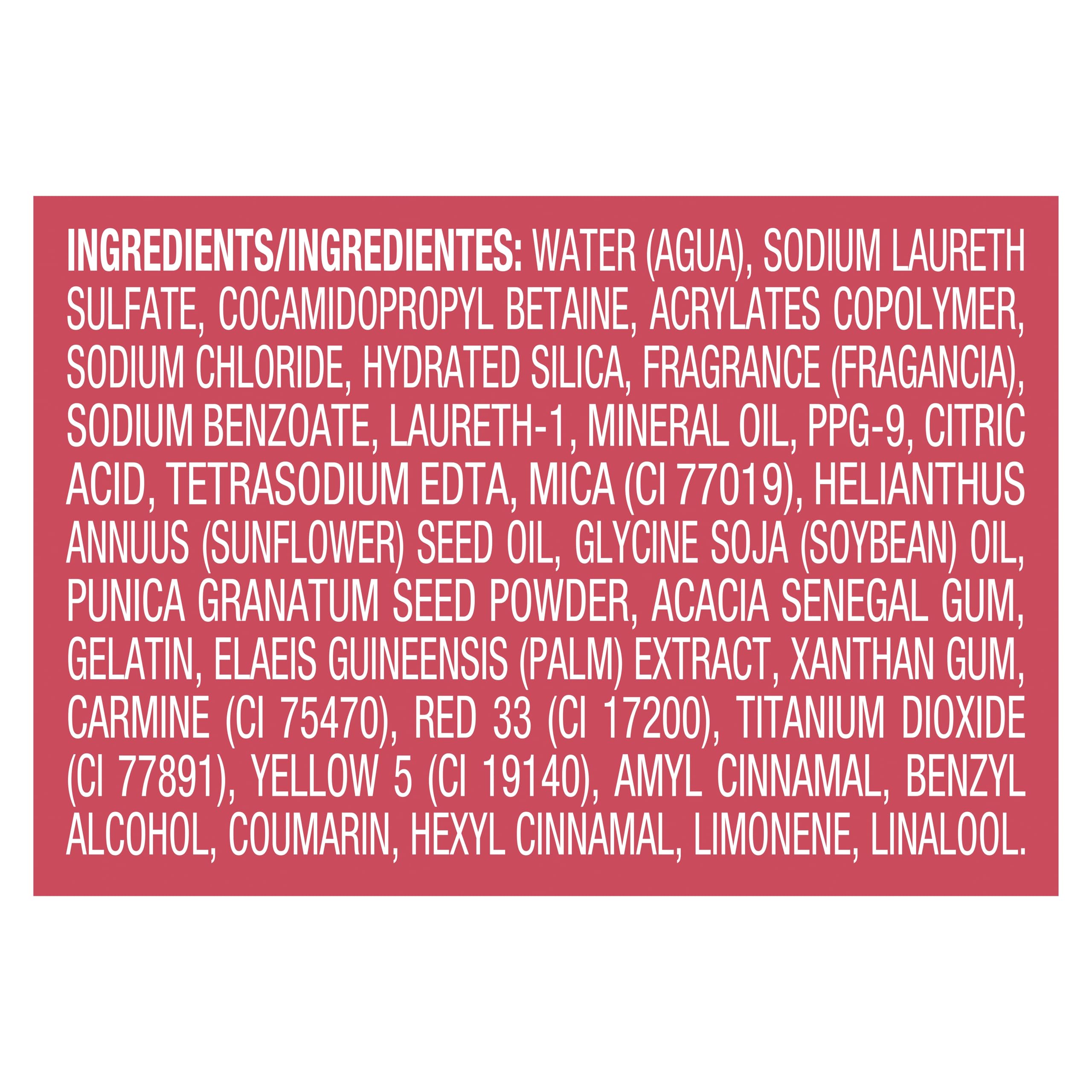 Caress exfoliating texture close-up suggests gentle surface cleansing benefits.
