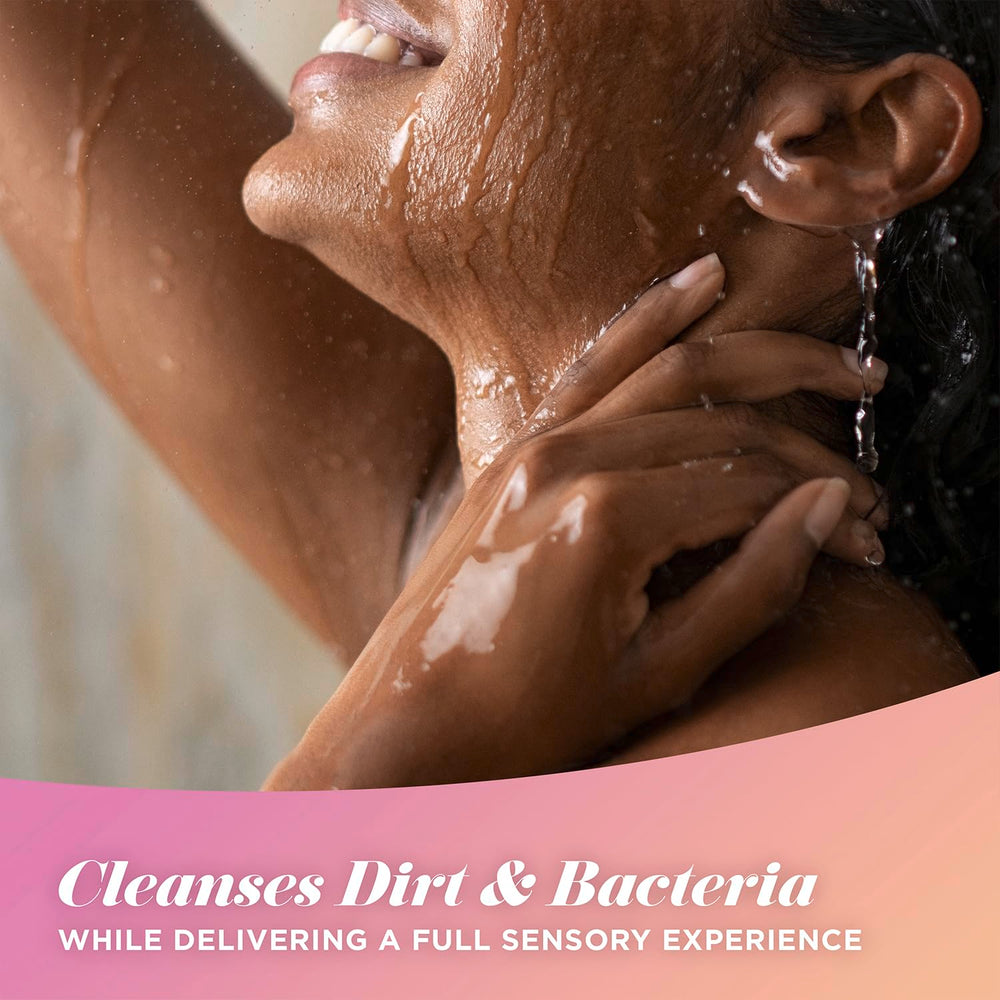 Caress soft skin benefits visual suggests smoother skin after use.