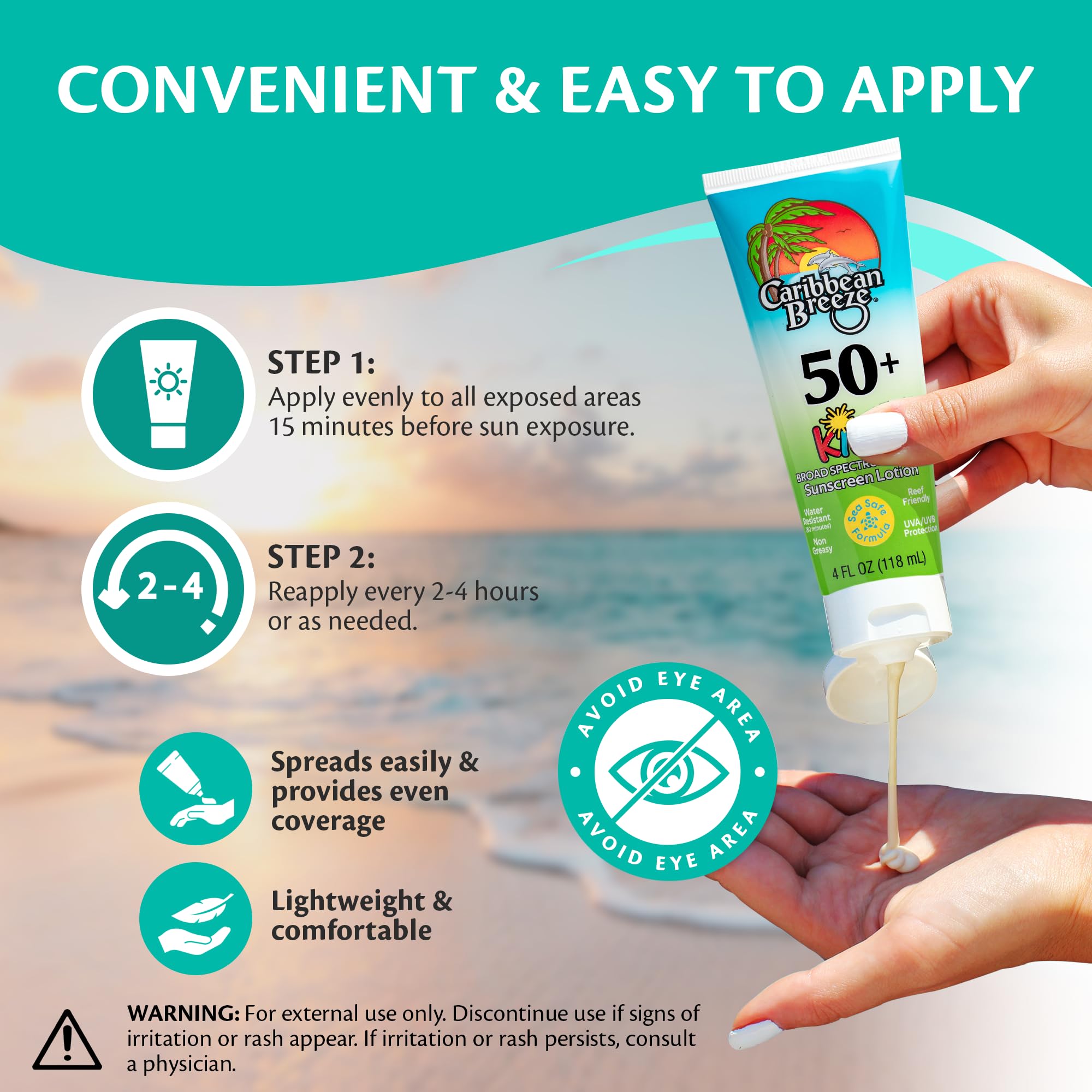 Caribbean Breeze antioxidant-rich formula supports skin vitality in sun