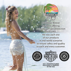 Caribbean Breeze USA-made packaging ensuring quality and safety