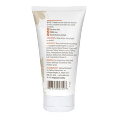 Carlson ADE Hand and Body Cream application glide shows smooth, easy absorption