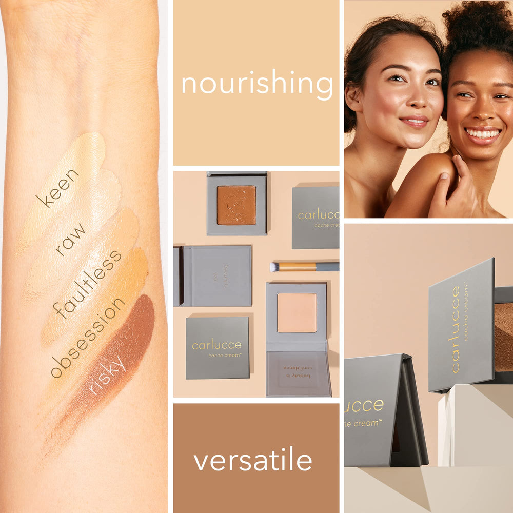 Carlucce Cache Cream 3-in-1 Palette vegan and cruelty-free formula for ethical beauty