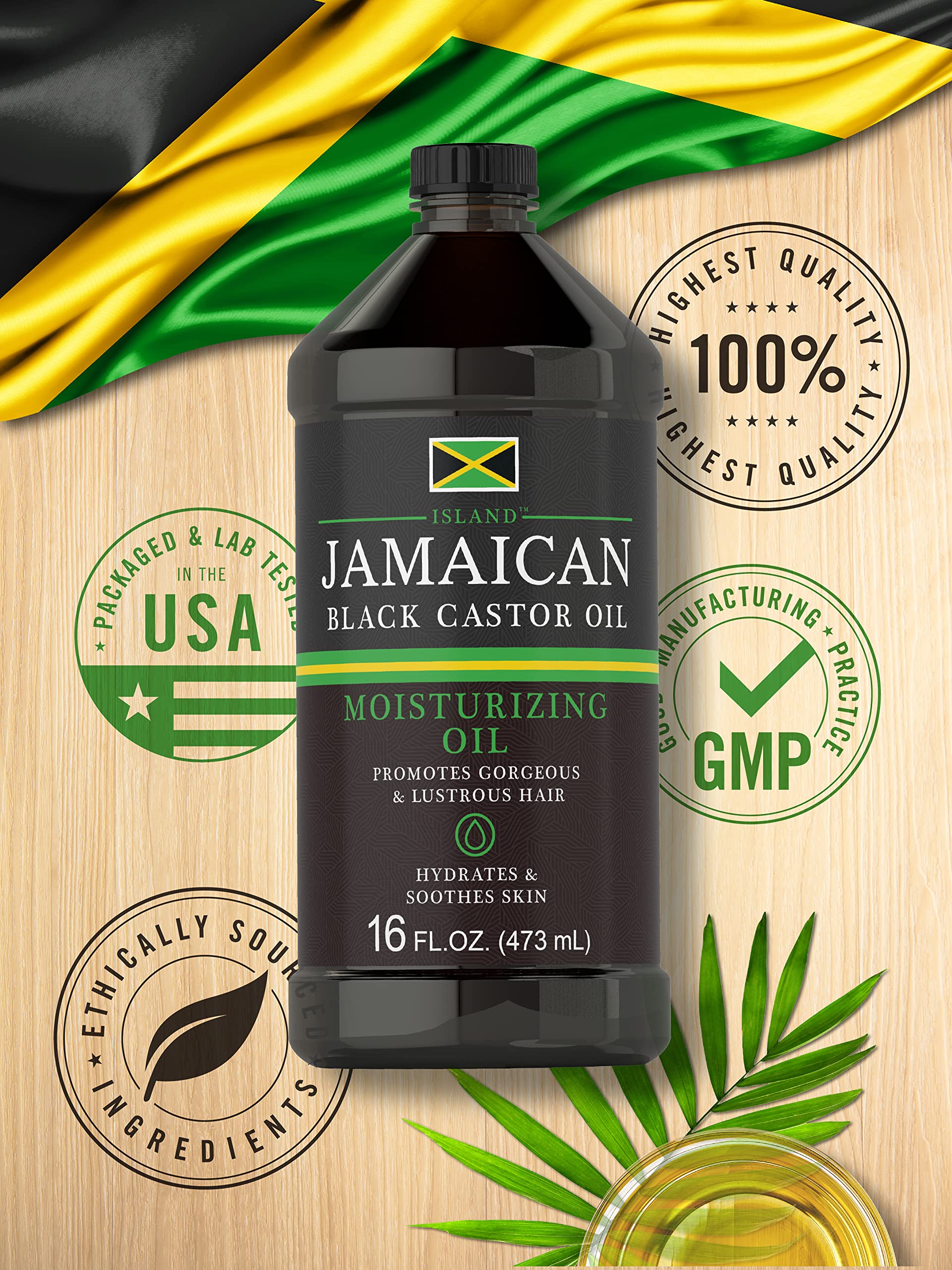 Carlyle Jamaican Black Castor Oil application on hair demonstrates versatile daily use.