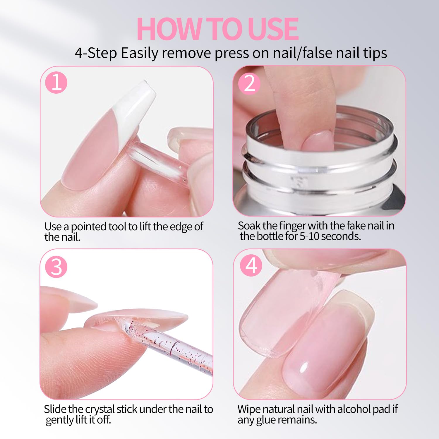 CARMEIN gentle 80ml formula safe for cuticles and natural nails