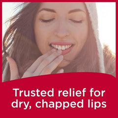 Carmex Classic Lip Balm Menthol cooling close-up.