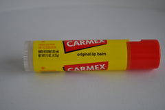 Carmex Original Lip Balm pack of 5 — pack shot emphasizing portable moisture for daily use.