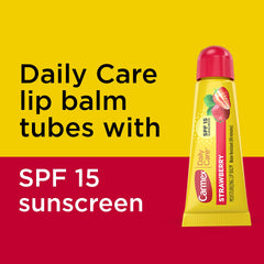 Smooth texture of Carmex lip balm applying evenly