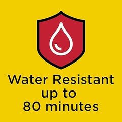 Carmex water-resistant lip balm offering 80 minutes of protection