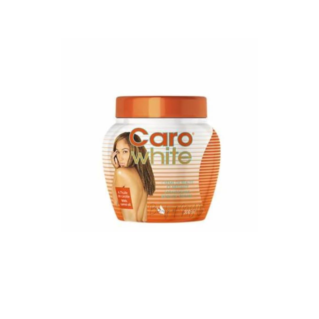 Caro Cream moisturizing jar demonstrates a rich hydration formula for soft, radiant skin.
