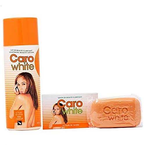 Caro White Combo 2 kit: lotion and soap set for nourished, satin-smooth skin.