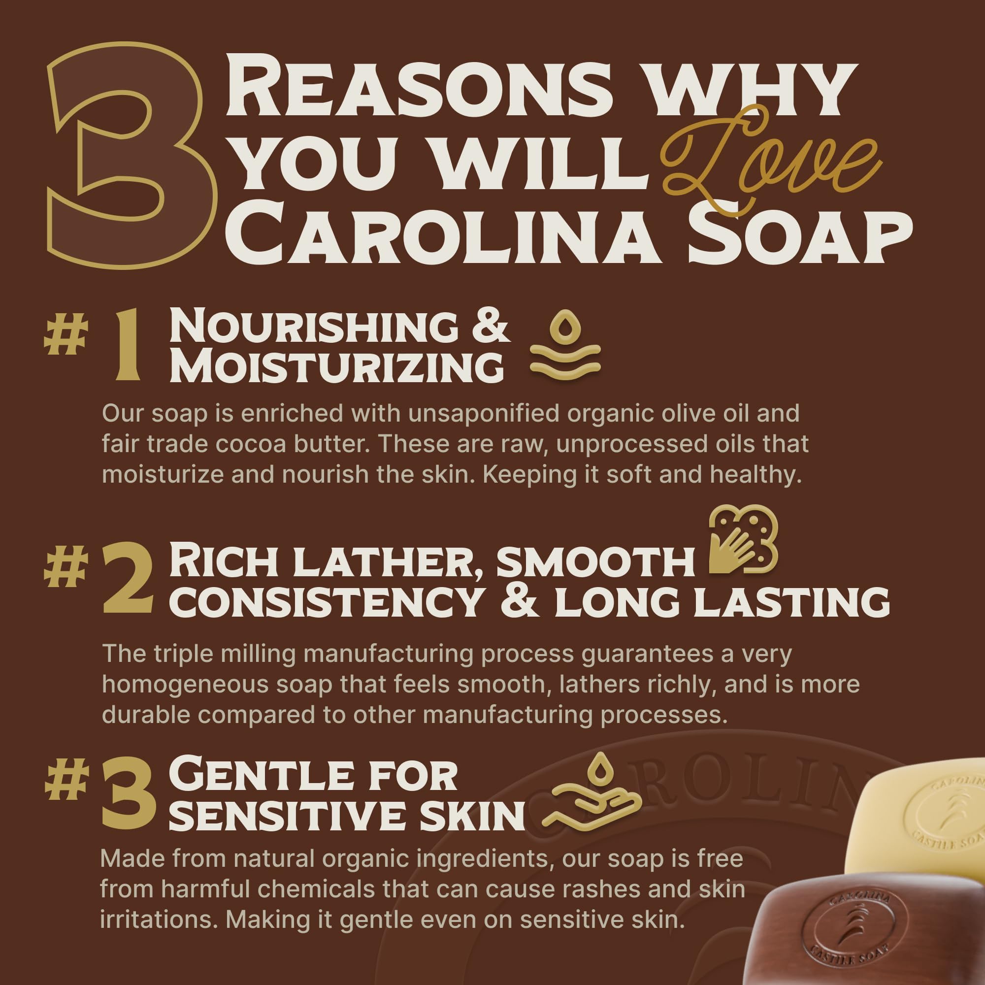 Bay Rum Bar lather shows rich, silky foam ideal for shaving and body wash