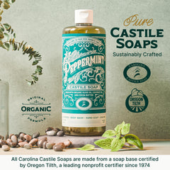 Carolina Castile Soap shower application demonstrates versatile use for body and bath