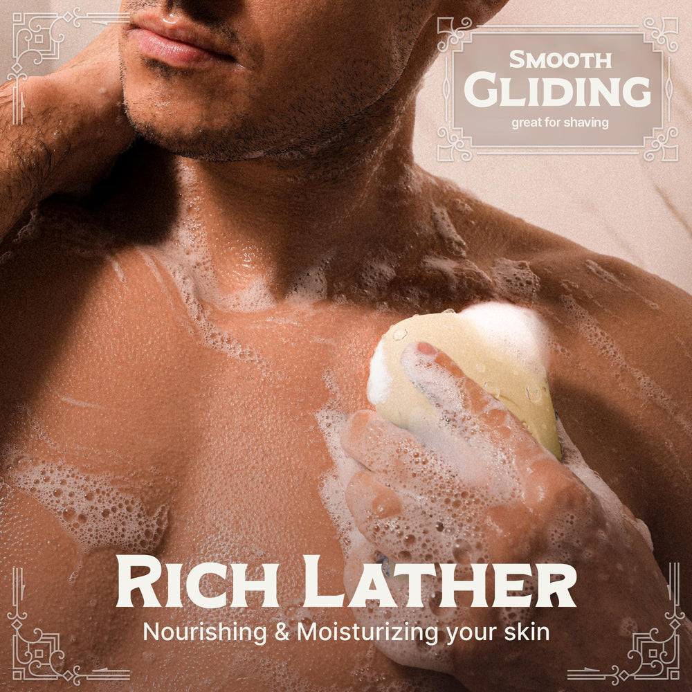 Carolina Castile Soap triple milled texture creates rich lather.