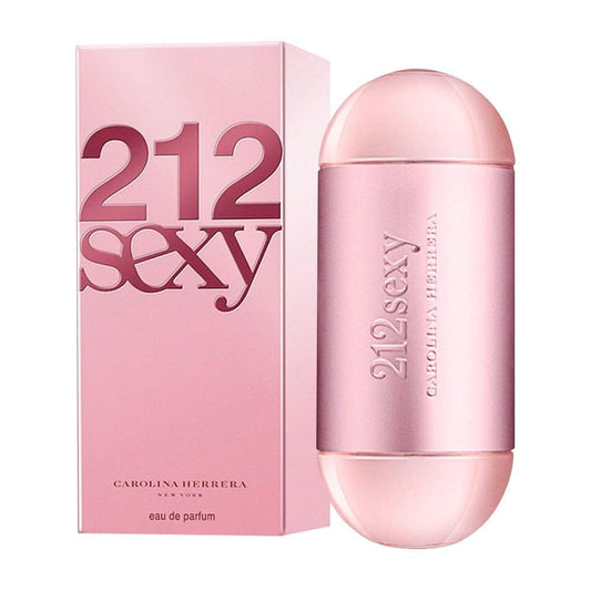 Carolina Herrera 212 Sexy bottle angled, elegant design appealing to collectors.