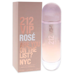 Carolina Herrera 212 VIP Rose packaging and box, highlighting premium fragrance experience.