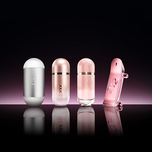 Carolina Herrera 212 VIP Rosé peach blossom heart adds a delicate, feminine scent for evenings.