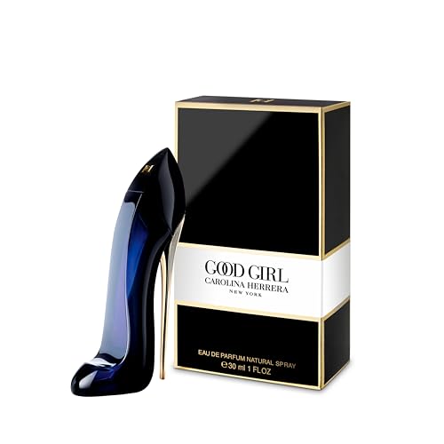Good Girl packaging beside the bottle, showcasing haute couture design.