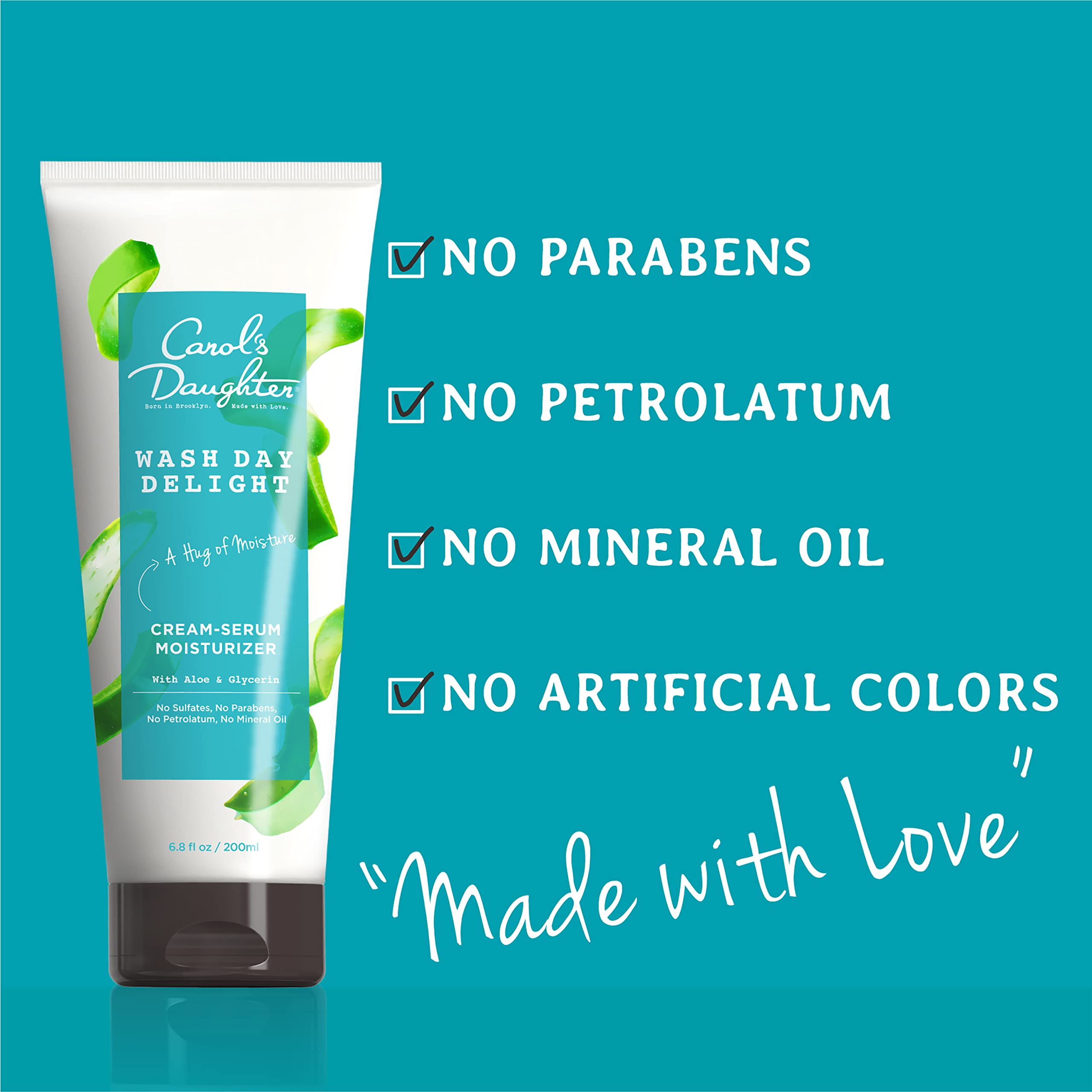 Aloe glycerin blend close-up on Carol's Daughter formula
