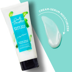 Curls with definition and shine using Wash Day Delight cream serum