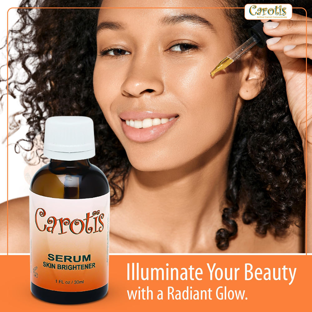 Dark spot targeted application using CAROTÏS Brightening Serum