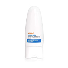Carpe packaging display highlighting complete underarm regimen