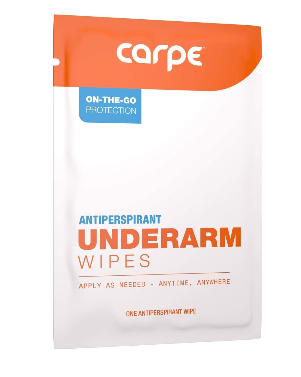 Carpe On-the-Go Wipes suit gym, travel, and daily errands.