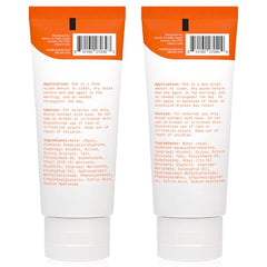 Carpe sweat absorbing foot lotion bottle ready for nighttime use on feet.