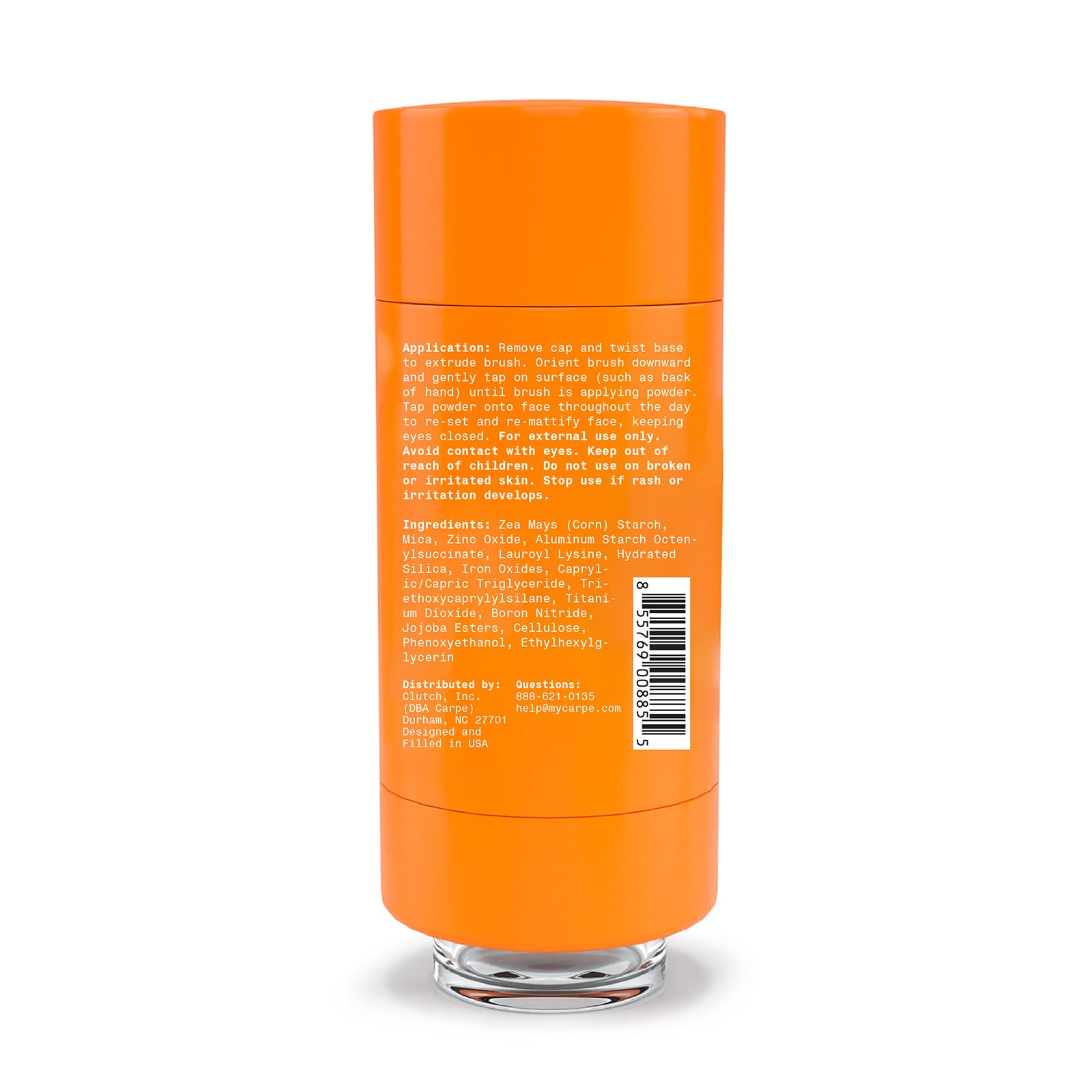 Carpe powder with pairings offers enhanced shine control and finish.