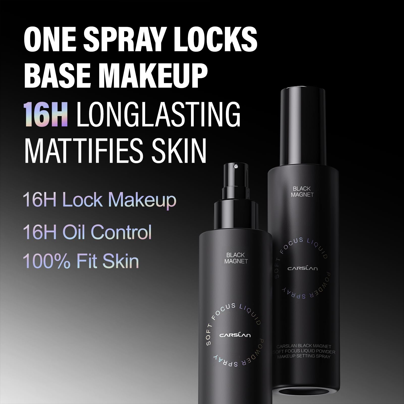 CARSLAN Black Magnet 16H wear mist for durable finish