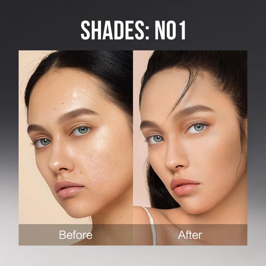 CARSLAN foundation swatches reveal warm beige shade for W01.