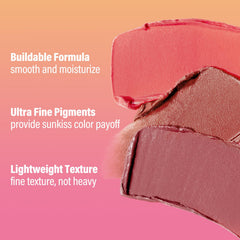CARSLAN Cream makeup stick demonstrates blendable, buildable color.