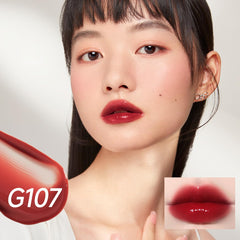 CARSLAN Hydrating Lip Gloss Serum swatches display eight shade options
